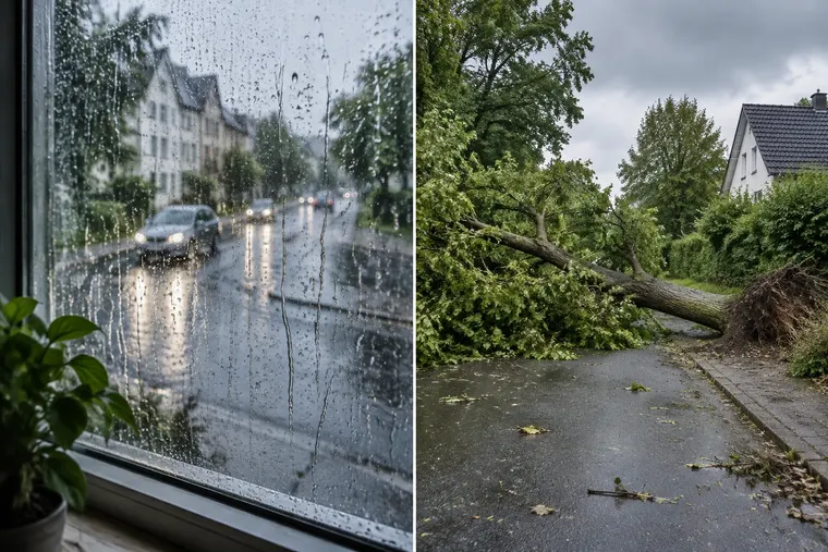 Gegenüberstellung: links angesichts, rechts wegen