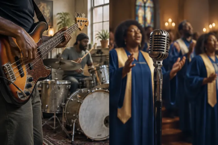 Gegenüberstellung: links Funk, rechts Soul
