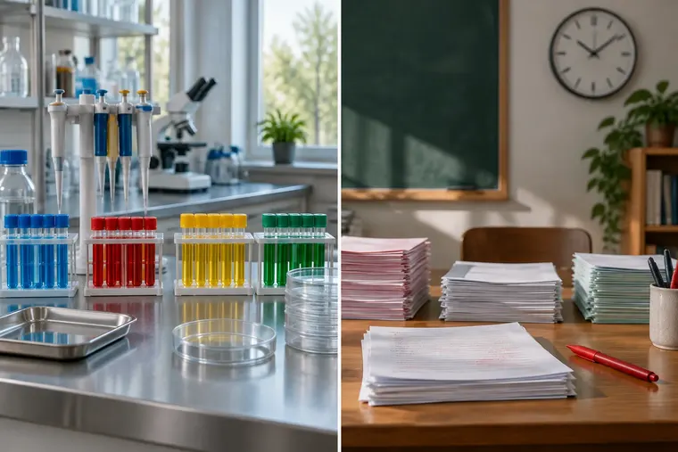Gegenüberstellung: links strikt, rechts streng