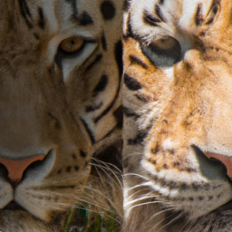 Bild zu Unterschied zwischen Löwe und Tiger