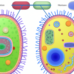 Bild zu Unterschied zwischen prokaryotischen und eukaryotischen Zellen