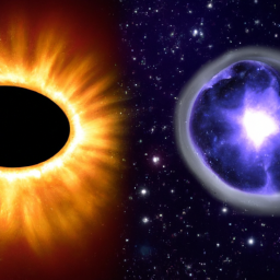 Bild zu Unterschied zwischen Supernova und Schwarzes Loch
