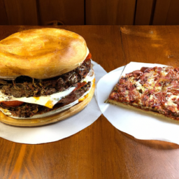 Bild zu Unterschied zwischen Pizza und Burger
