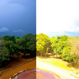 Bild zu Unterschied zwischen Sonnenschein und Regen