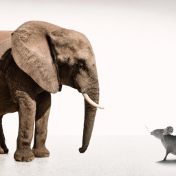 Bild zu Unterschied zwischen Elefant und Maus