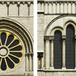 Bild zu Unterschied zwischen Romanesque und Gothic Architektur