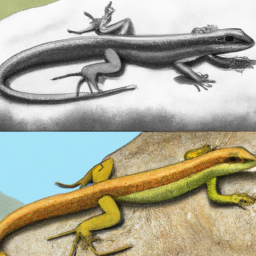 Bild zu Unterschied zwischen Eidechse und Salamander 