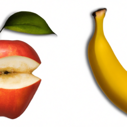 Bild zu Unterschied zwischen Apfel und Banane